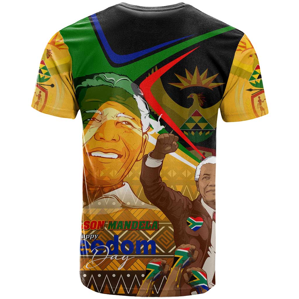 Nelson Mandela Happy Freedom Day T-Shirt South Africa Heritage Victory Art Graphic Tee