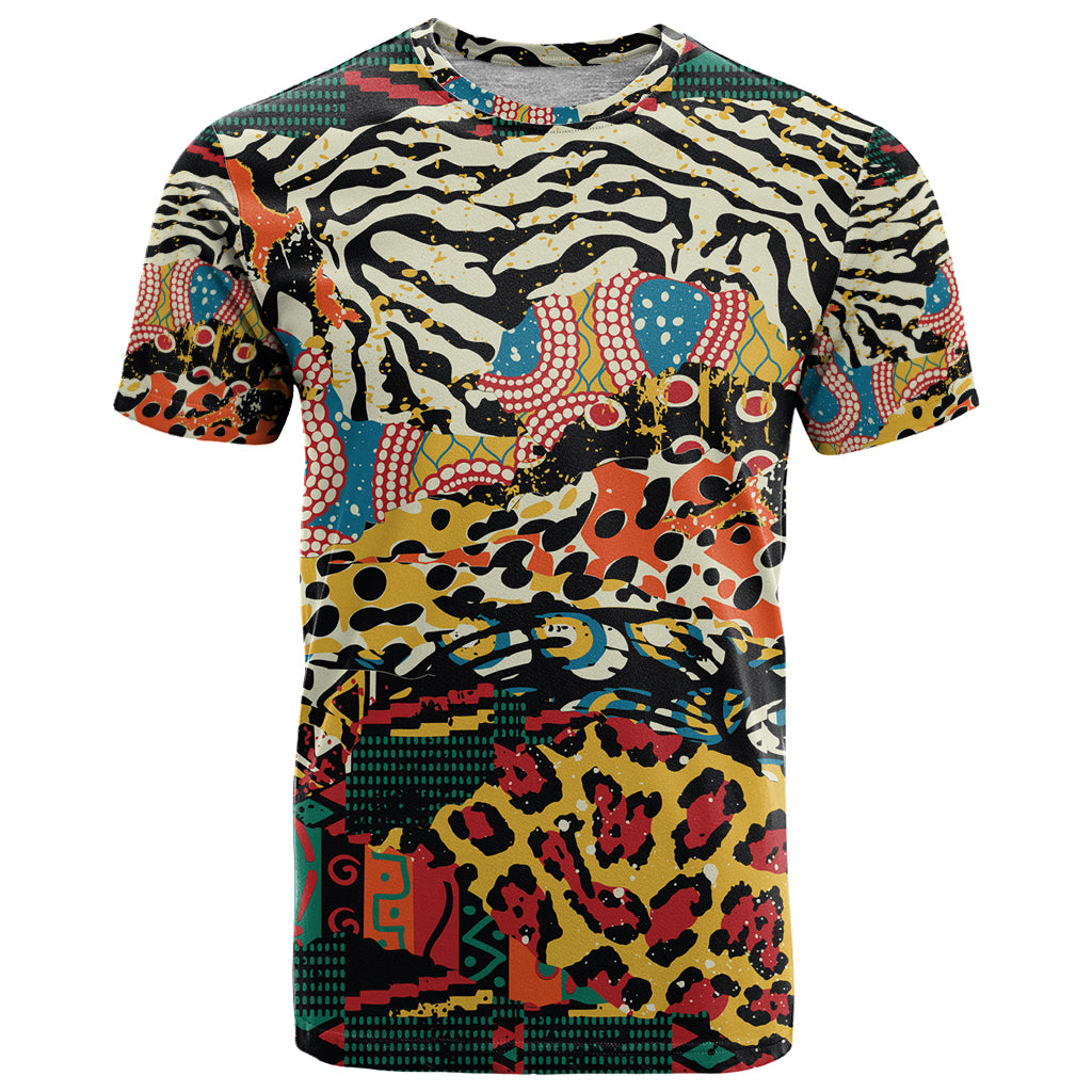 Africa Animal Pattern T-Shirt Graphic Tee