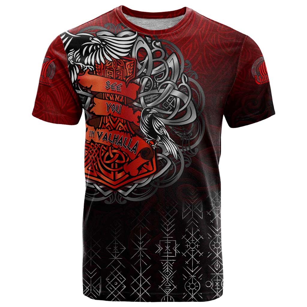 Victory Or Valhalla T-Shirt Viking Graphic Tee