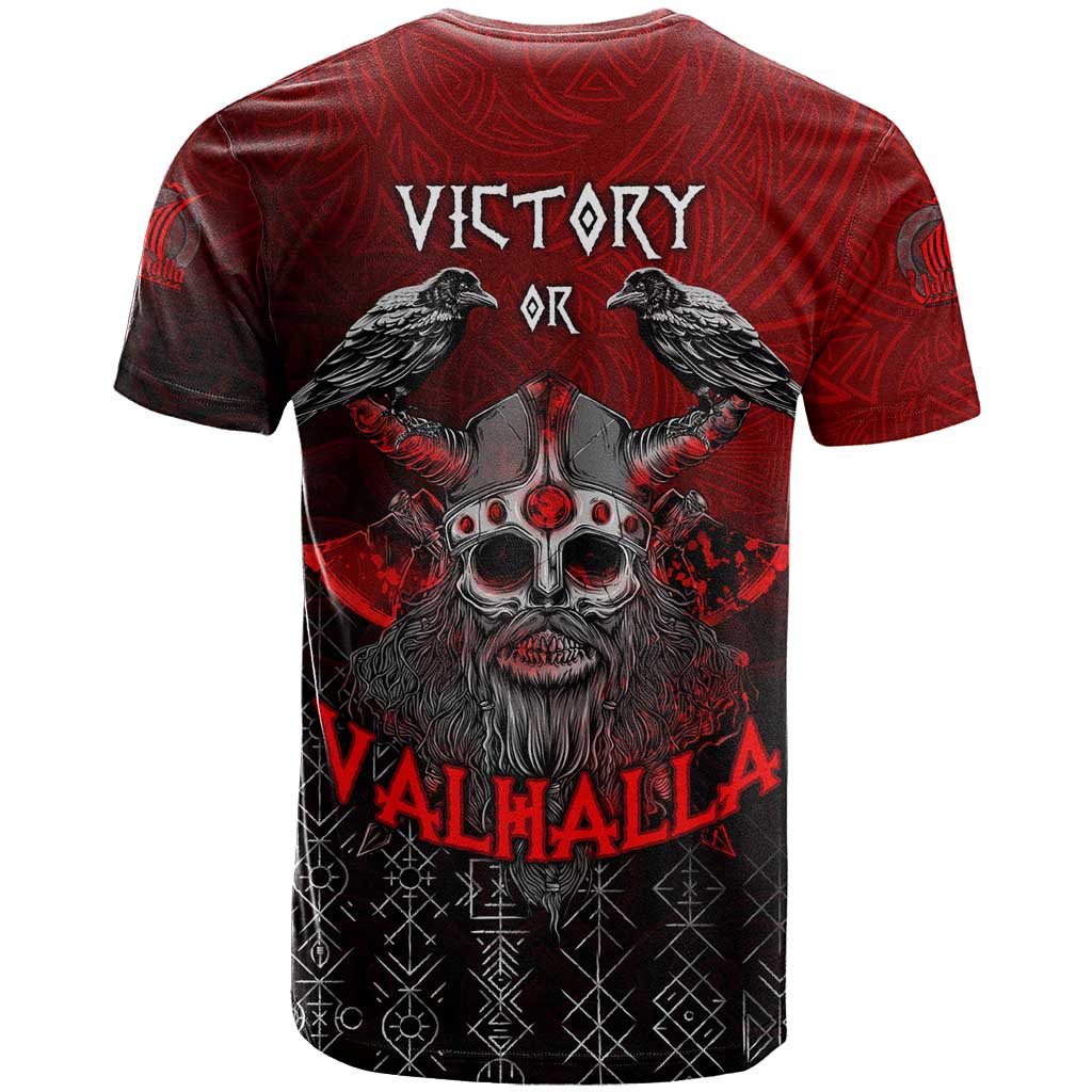 Victory Or Valhalla T-Shirt Viking Graphic Tee