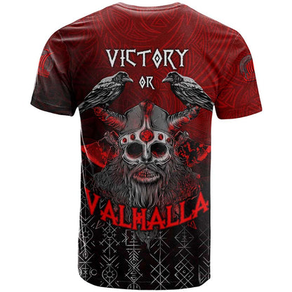Victory Or Valhalla T-Shirt Viking Graphic Tee