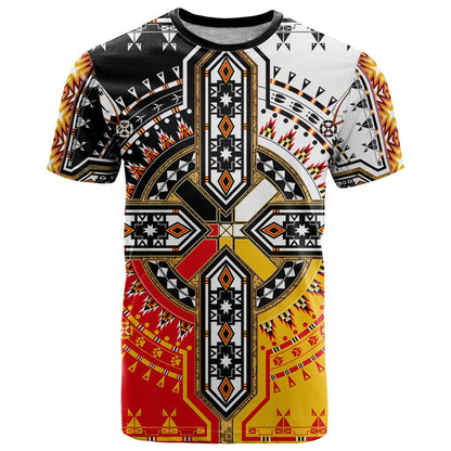 Four Directions Native American T-Shirt Graphic Tee