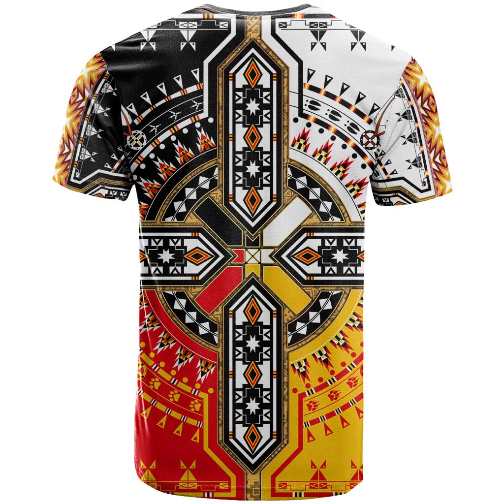 Four Directions Native American T-Shirt Graphic Tee