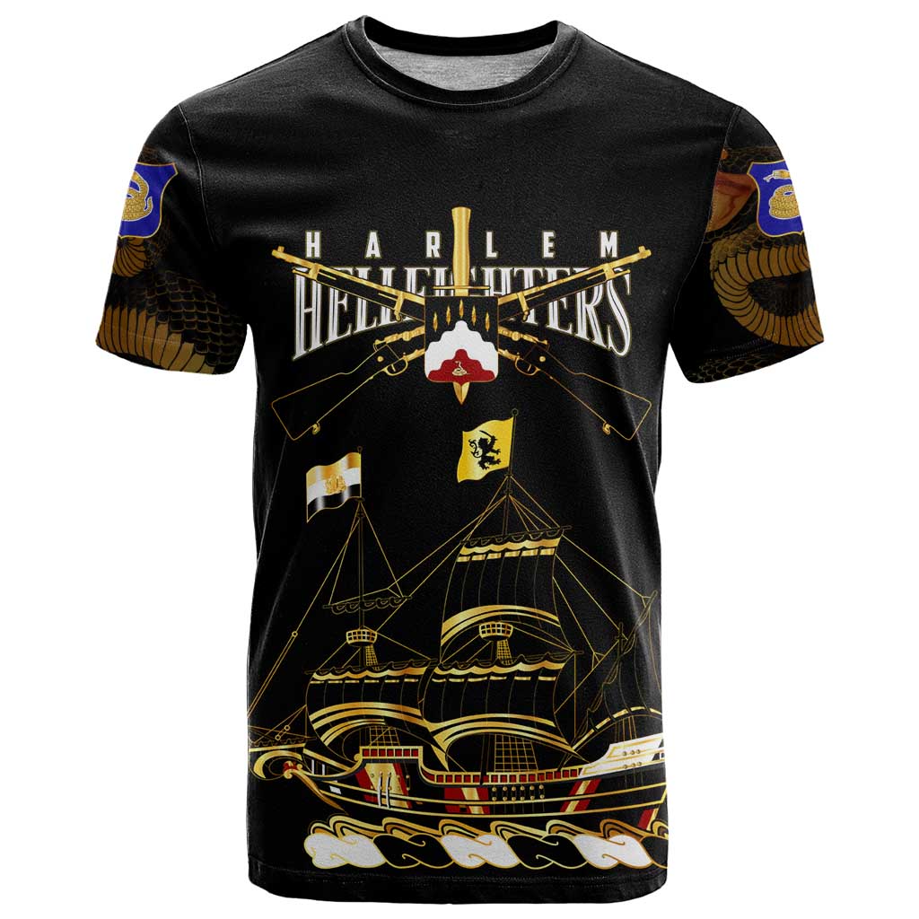 Harlem HellfightersFirst To Fight, First To Lead T-Shirt Graphic Tee