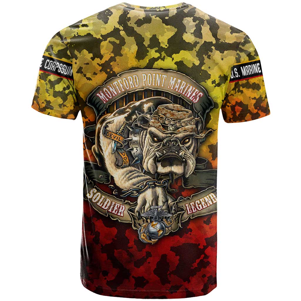 Chesty The Bulldog: Mascot Of Valor T-Shirt Graphic Tee