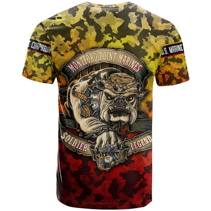 Chesty The Bulldog: Mascot Of Valor T-Shirt Graphic Tee