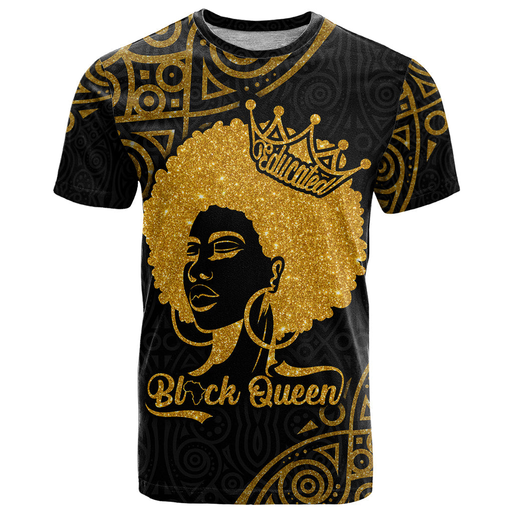 Educated Black Queen T-Shirt African Women Graphic Tee