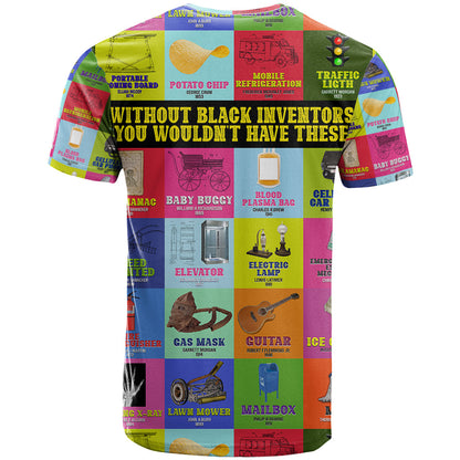 Black Inventions T-Shirt African-American Inventors Graphic Tee