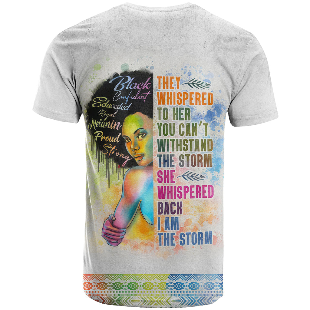 Black Girl I Am The Storm T-Shirt African American Women Graphic Tee