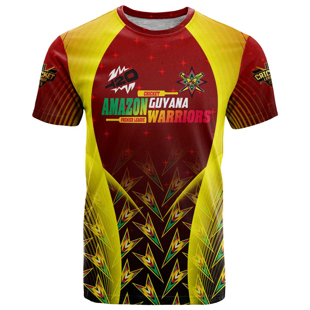 Personalised Guyana Cricket Amazon Warriors T-Shirt Unleashing the Power Battle Mode Graphic Tee
