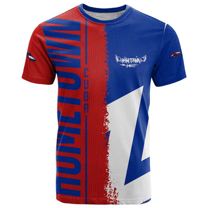 Hometown Czechia T-Shirt Flag and Map Graphic Tee