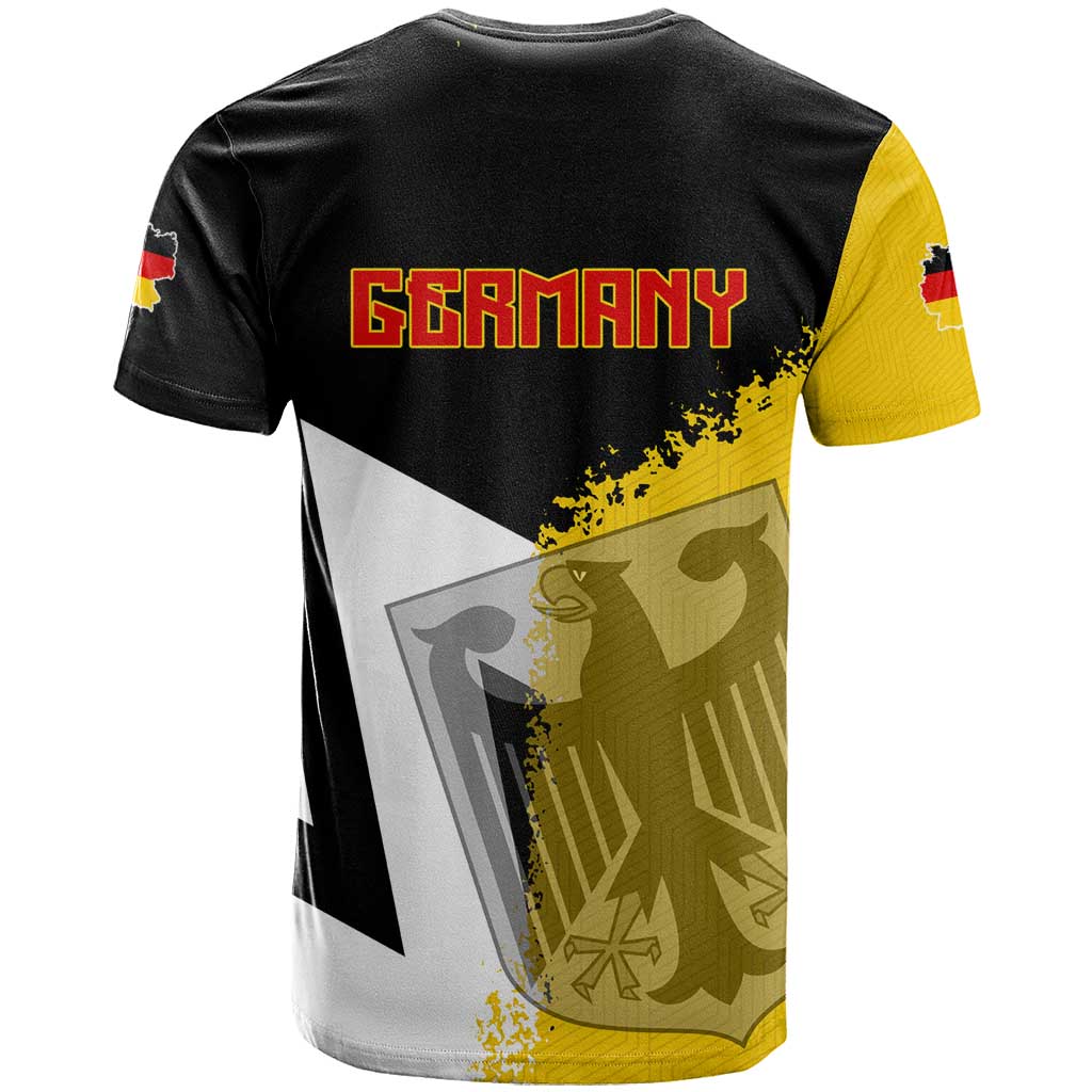 Hometown Germany T-Shirt Flag and Map Graphic Tee