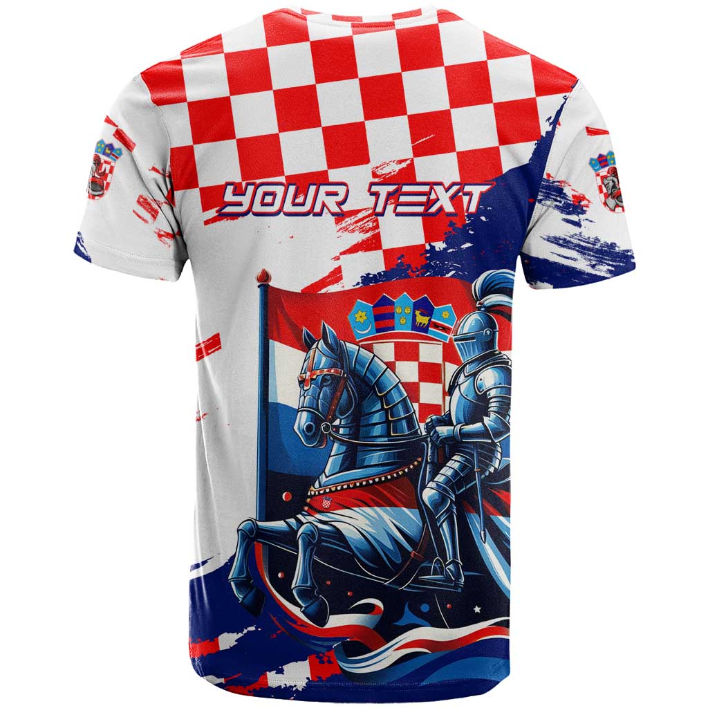 Personalized Croatian Knights T-Shirt Hrvatska Coat Of Arms Graphic Tee