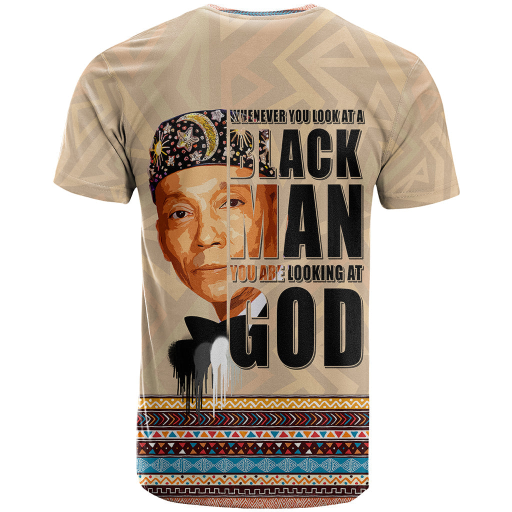 The Most Honorable Elijah Muhammad T-Shirt Black Man Graphic Tee