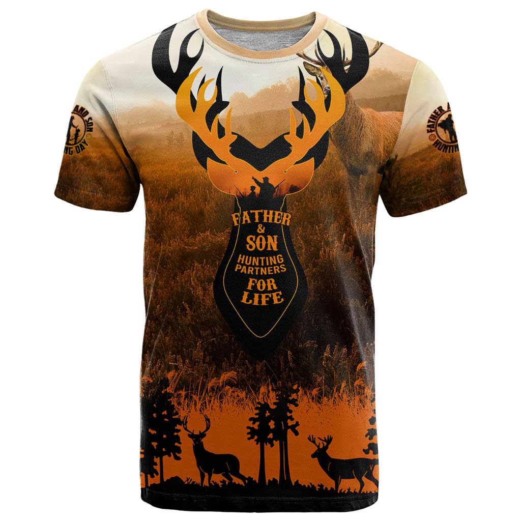 Father And Son Deer Hunting T-Shirt Best Buckin Daddy Ever Graphic Tee