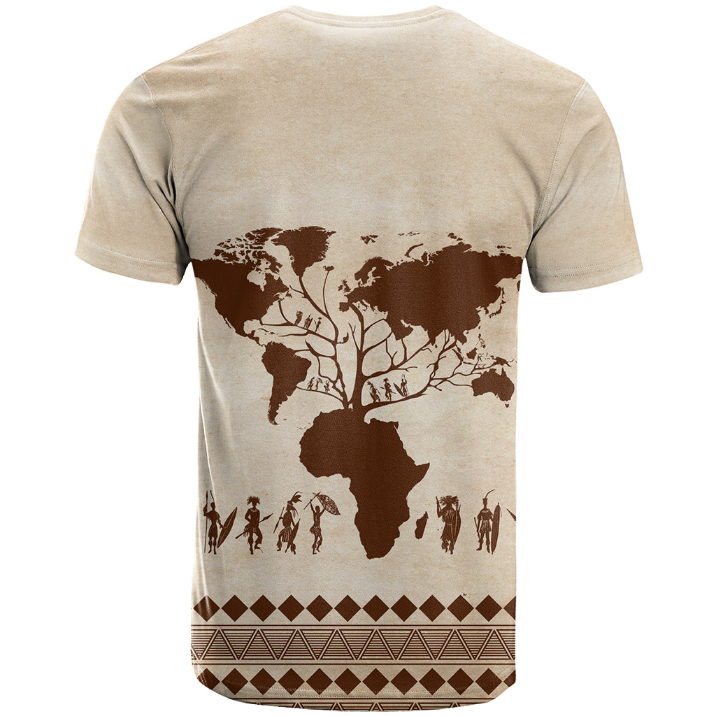 Root Africa T-Shirt African Map Graphic Tee