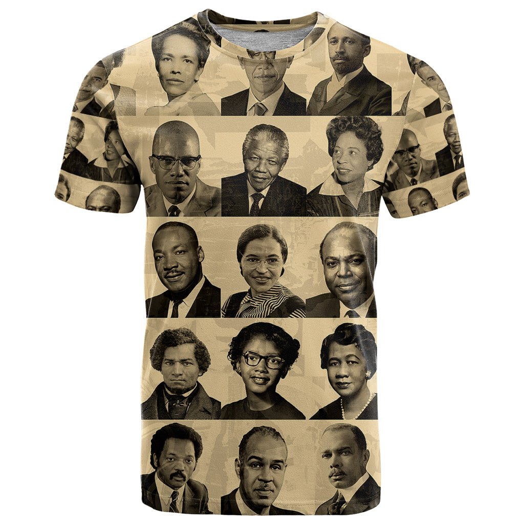 Civil Rights Leaders T-Shirt African-American Graphic Tee