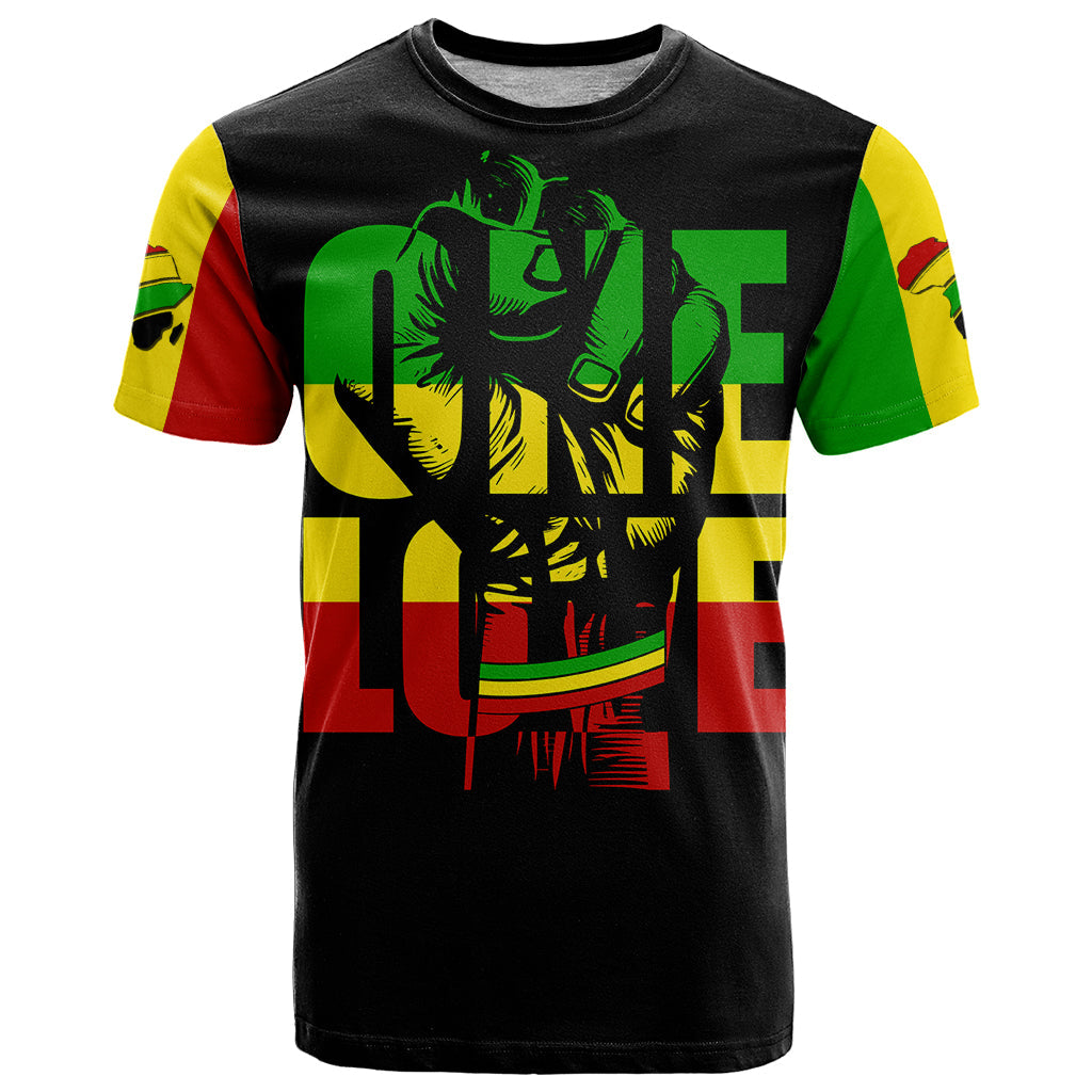 Reggae One Love T-Shirt African Graphic Tee