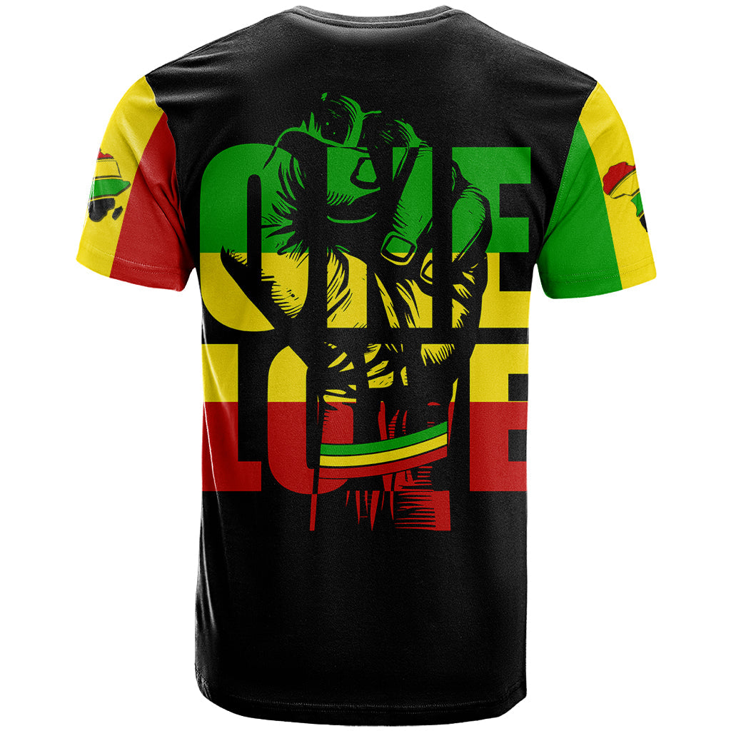 Reggae One Love T-Shirt African Graphic Tee