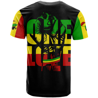 Reggae One Love T-Shirt African Graphic Tee