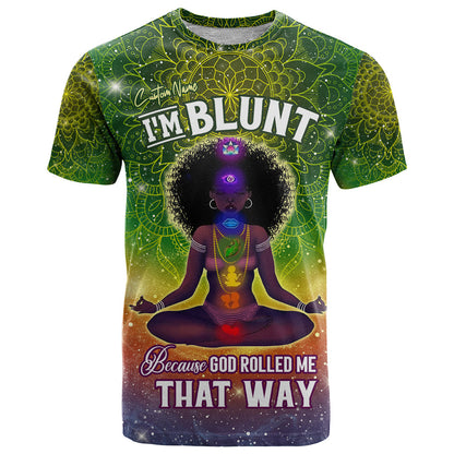 I'm Blunt African T-Shirt Black Women Mandala Graphic Tee