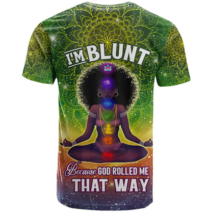 I'm Blunt African T-Shirt Black Women Mandala Graphic Tee