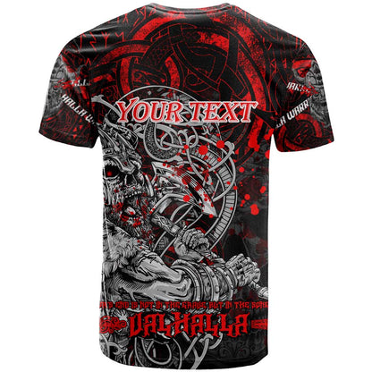 Einherjar Valhalla T-Shirt Viking Warrior Rage Style Graphic Tee