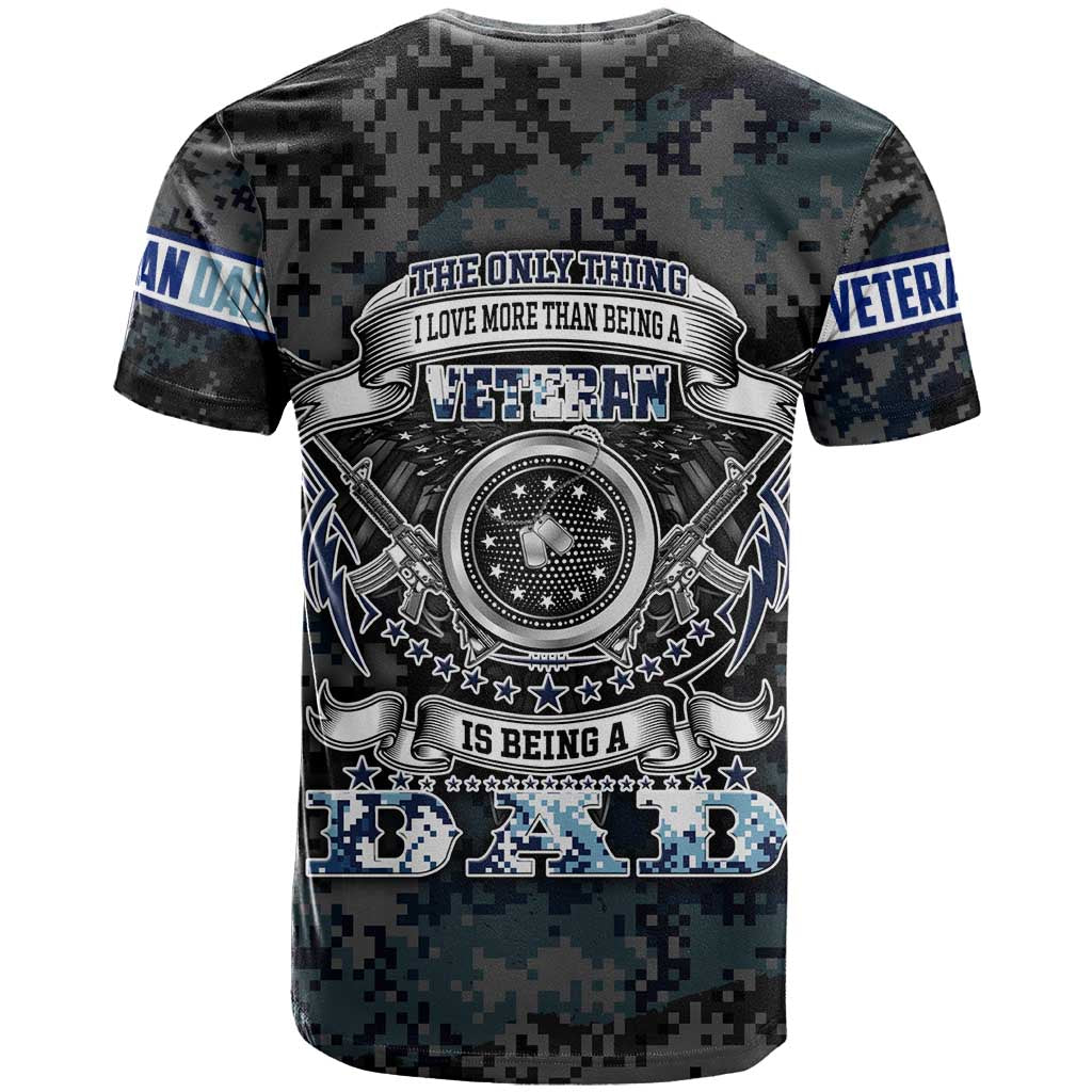 Veteran Hero Protector Husband Daddy T-Shirt Veteran Fathers Day Graphic Tee