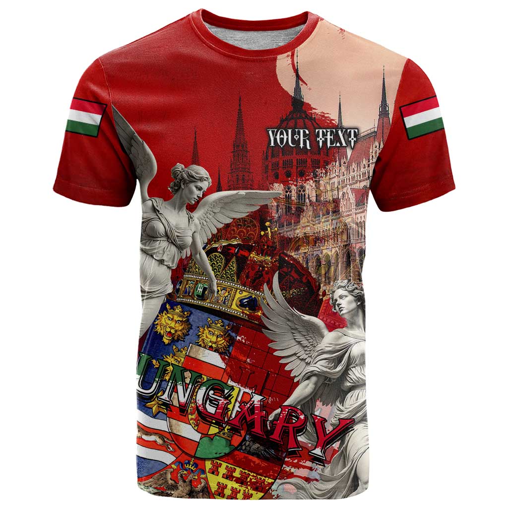 Hungary T-Shirt Crowned with History Guarded by Angels Graphic Tee