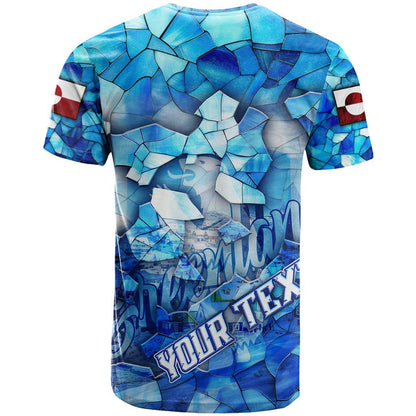 Greenland Hometown T-Shirt Land of Ice Land of Wonder Land of Heart Graphic Tee