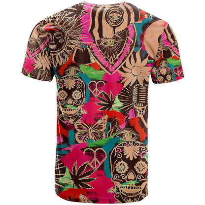 Festival Memories Skull T-Shirt Graphic Tee