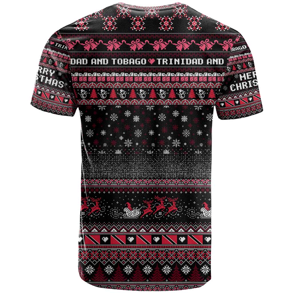 Trinidad and Tobago T-Shirt Merry Christmas Family and Friends Graphic Tee