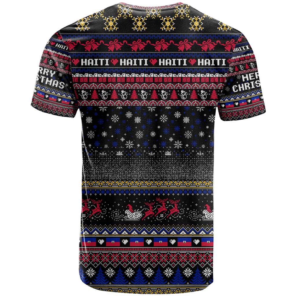 Haiti T-Shirt Merry Christmas Family and Friends Graphic Tee