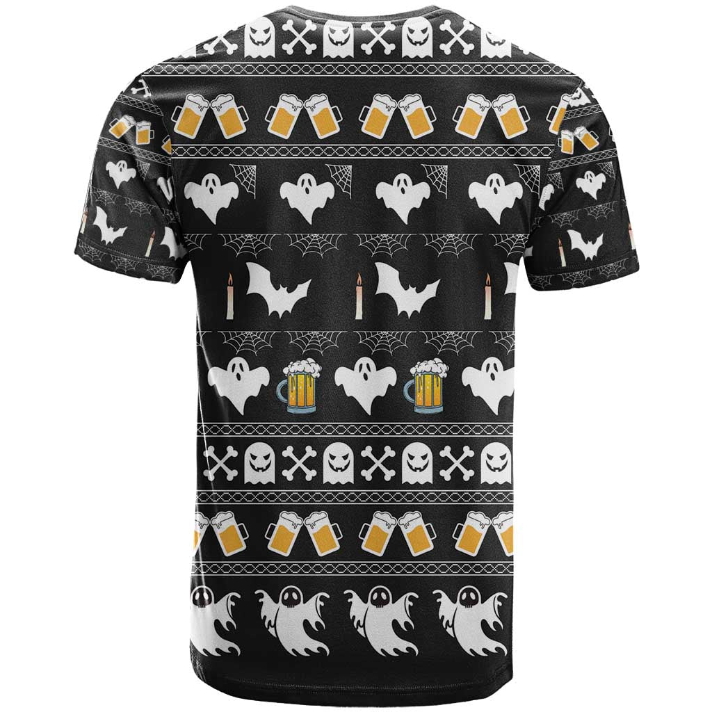 Christmas Boo Beer T-Shirt I'm Just Here For The Boos Graphic Tee