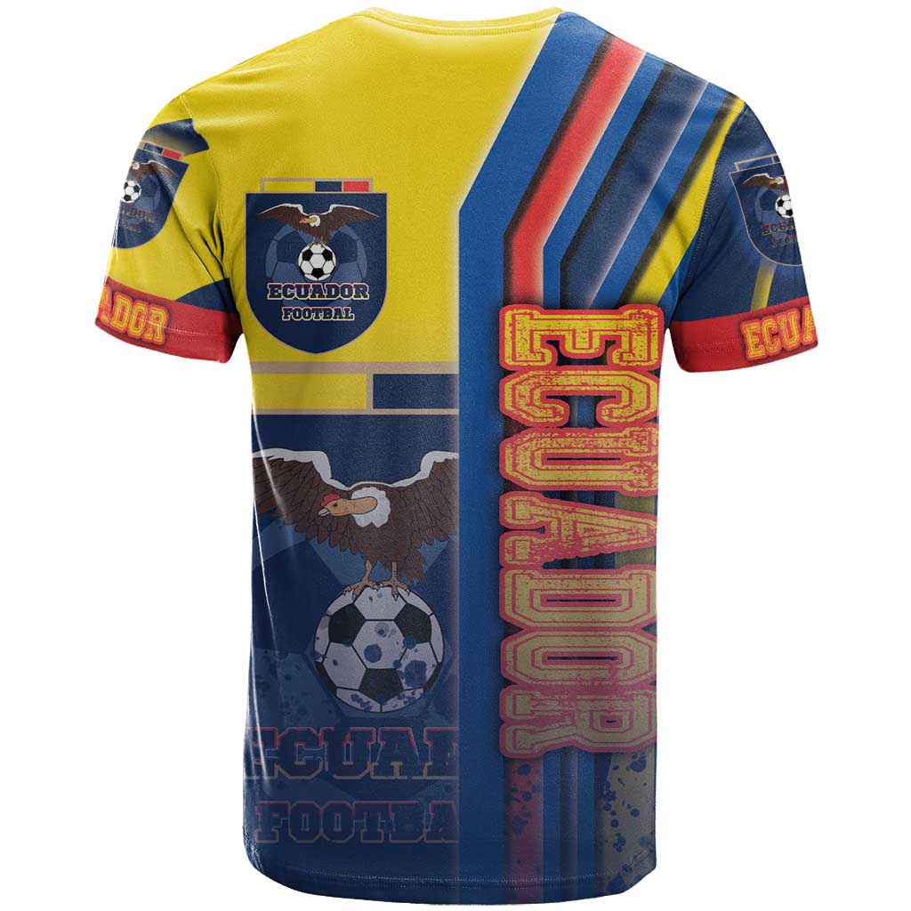 Ecuador Football T-Shirt La Tricolor Soccer - Road To Champion Graphic Tee