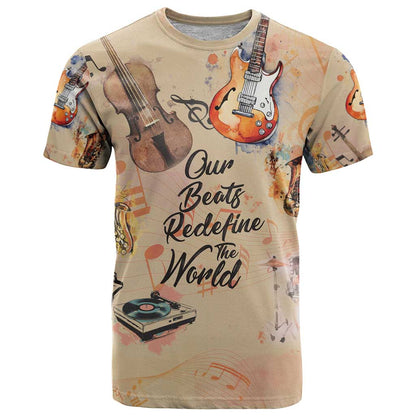 Our Beats Redefine The World African T-Shirt Graphic Tee