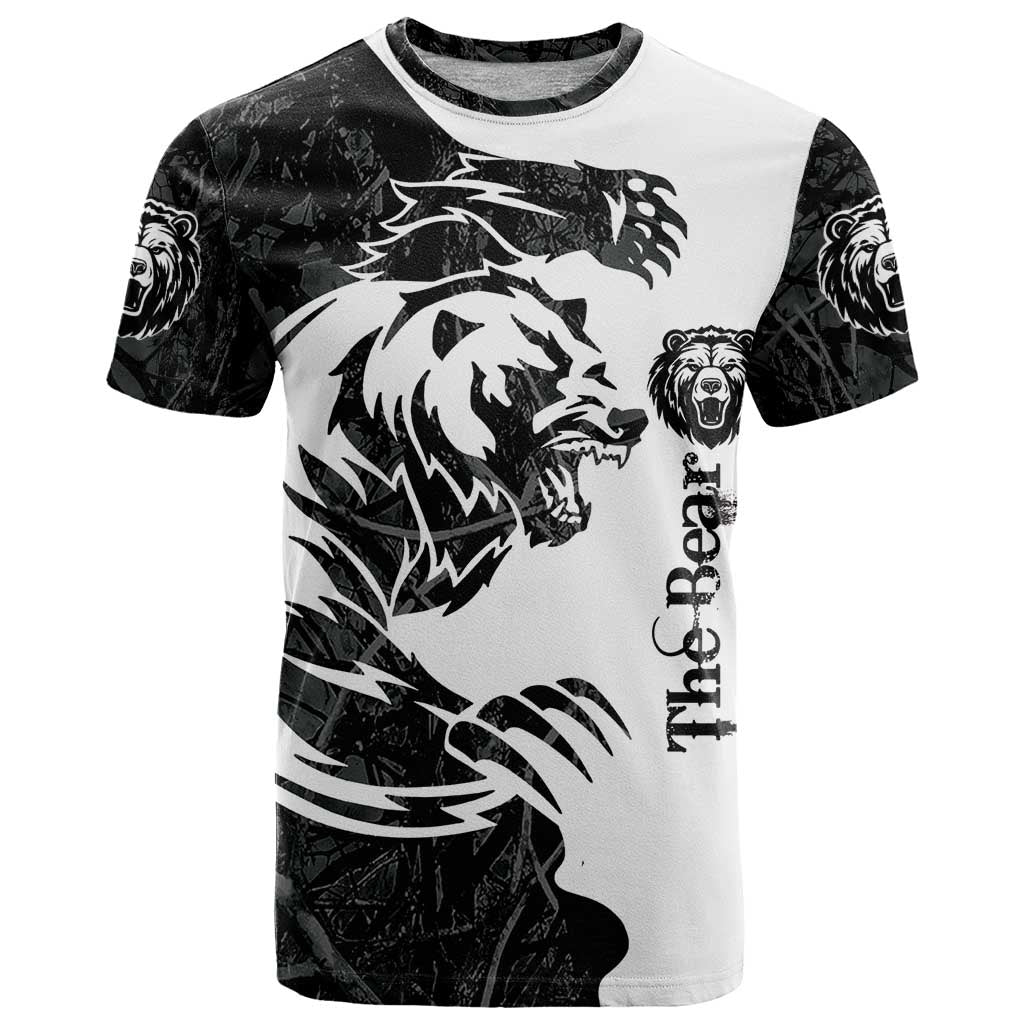 The Bear Tattoo T-Shirt Bear In Forest Graphic Tee