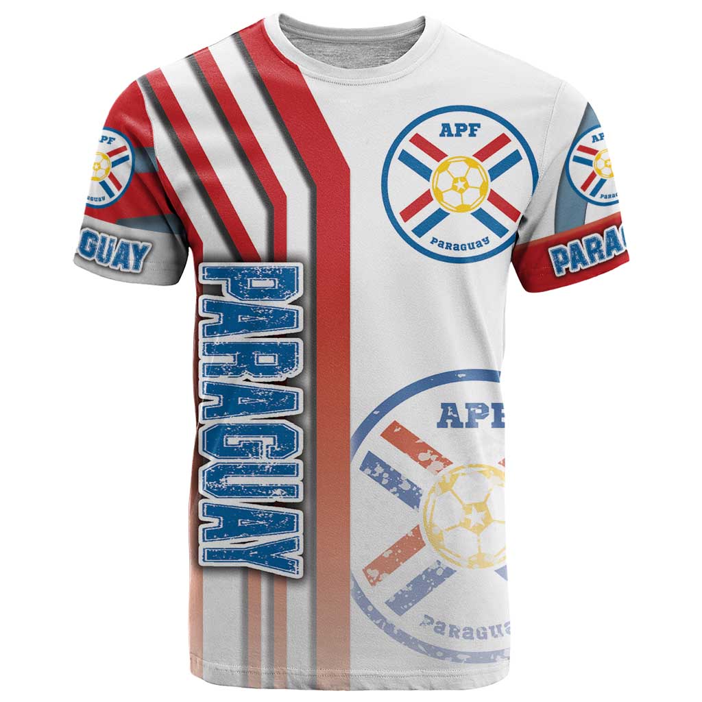 Paraguay Football T-Shirt La Albirroja Soccer - Road To Champion Graphic Tee