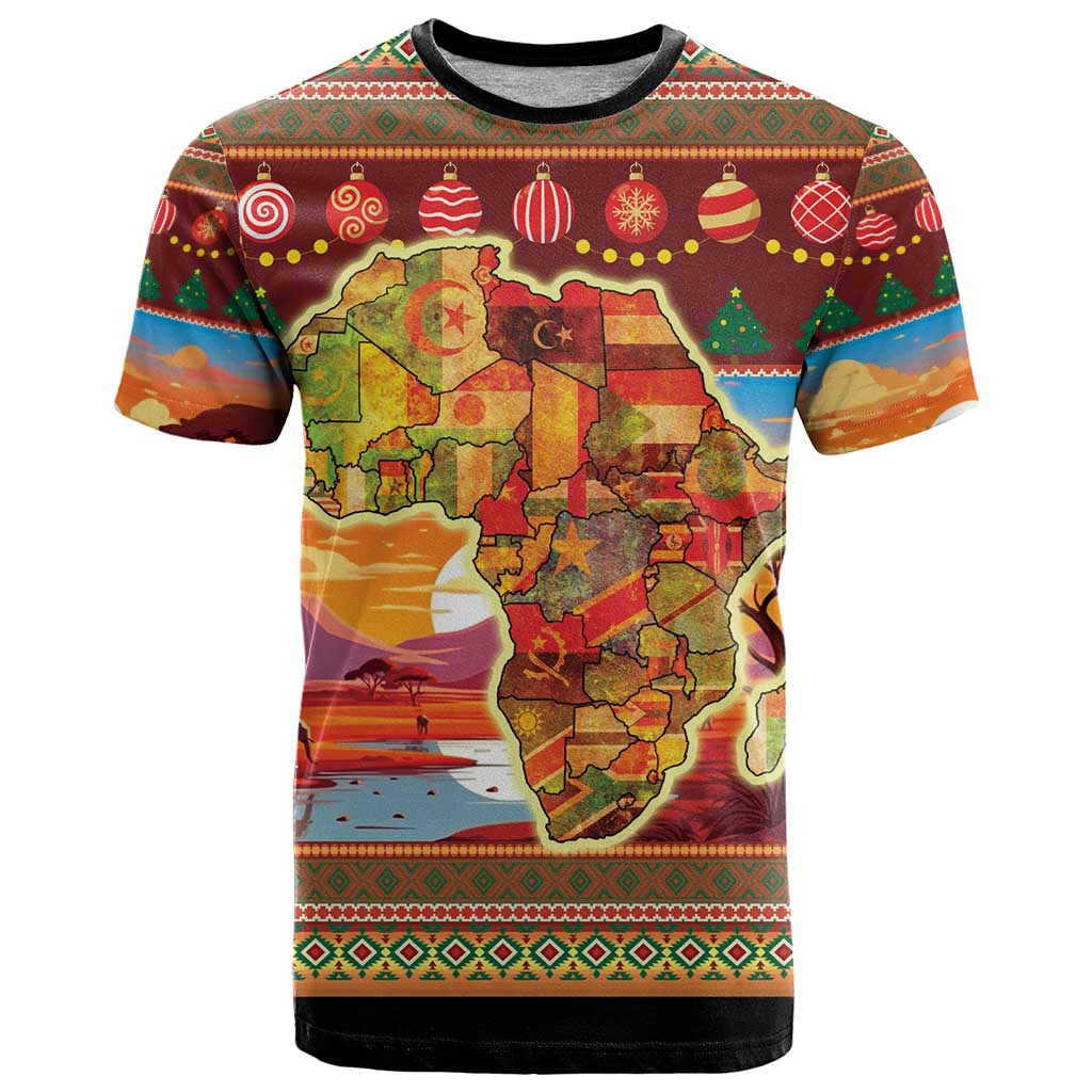 African Heritage and Celebrated Christmas T-Shirt Graphic Tee