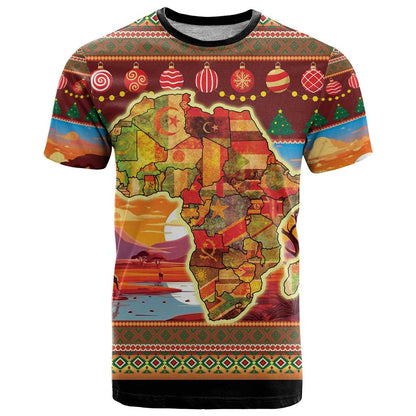 African Heritage and Celebrated Christmas T-Shirt Graphic Tee