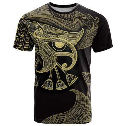 African T-Shirt Horus Eyes Egyptian God Graphic Tee