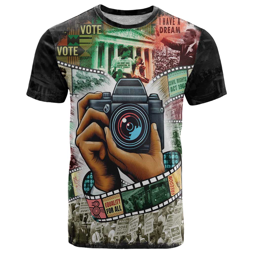 Heritage in Frames Civil Rights Leaders T-Shirt African-American Photography Graphic Tee