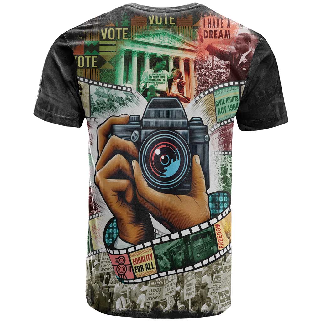 Heritage in Frames Civil Rights Leaders T-Shirt African-American Photography Graphic Tee