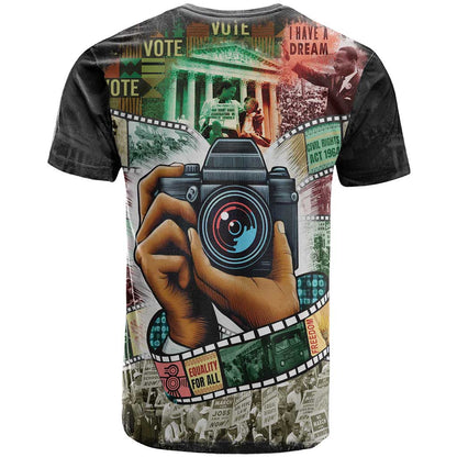 Heritage in Frames Civil Rights Leaders T-Shirt African-American Photography Graphic Tee