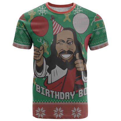 Birthday Boy Jesus T-Shirt African Christian Graphic Tee