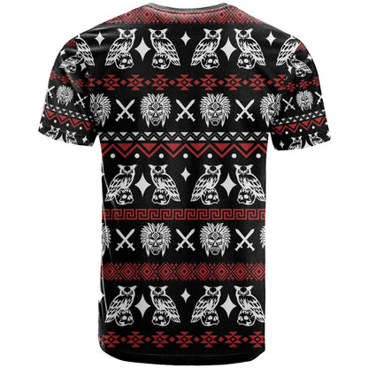 Warrior Of Indian Skull T-Shirt Native American Graphic Tee