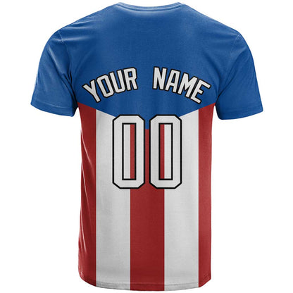 Puerto Rican Baseball T-Shirt Boricua Flag Sports Graphic Tee