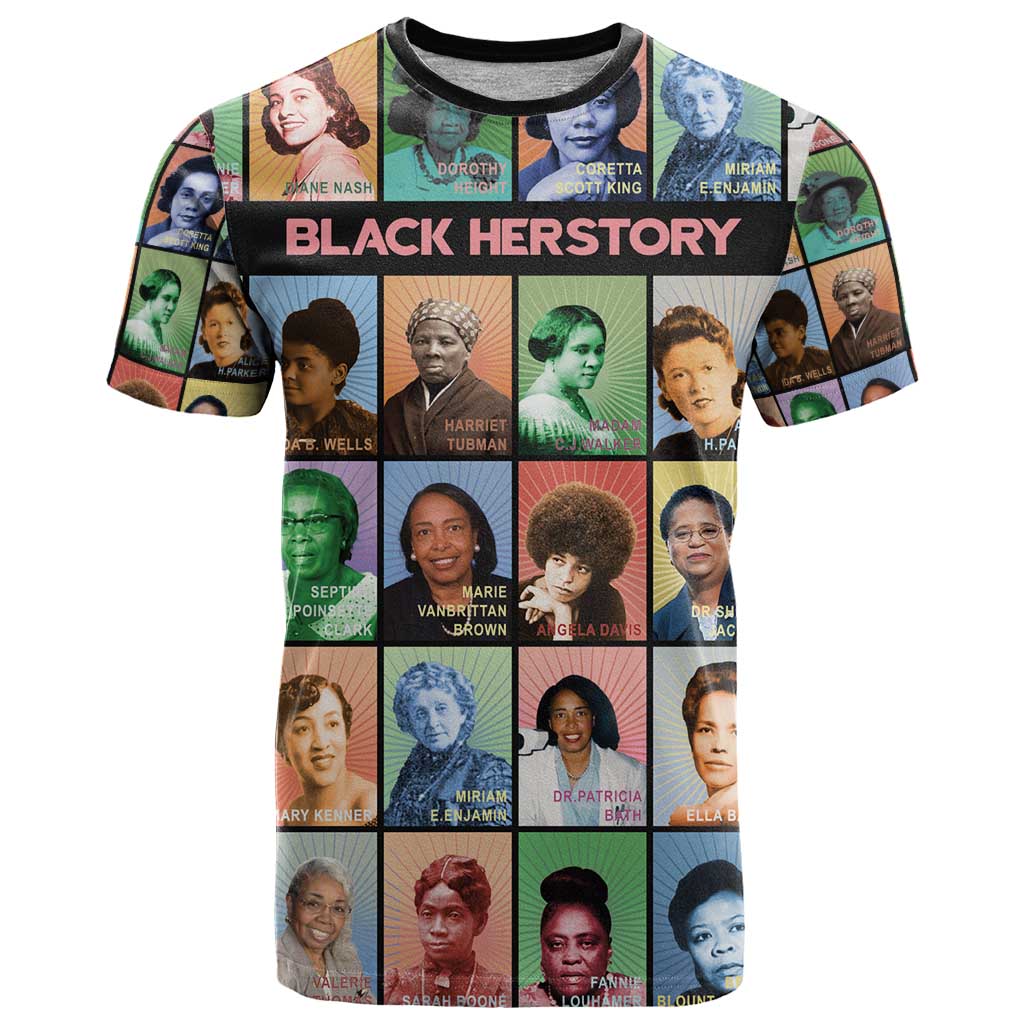 Black Herstory T-Shirt The History Of African Women Graphic Tee