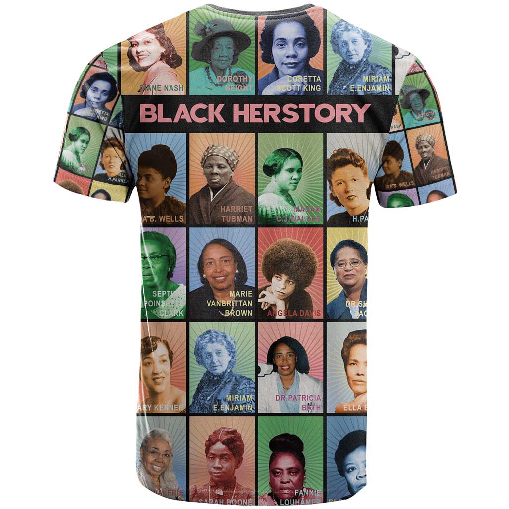 Black Herstory T-Shirt The History Of African Women Graphic Tee