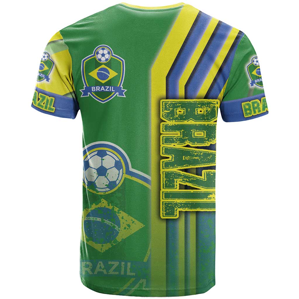 Brazil Football T-Shirt Selecao Soccer - Road To Champion Graphic Tee